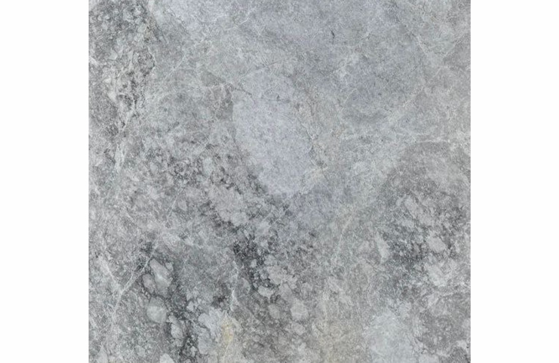 Tundra Grey natural stone slab with soft cloud-like pattern